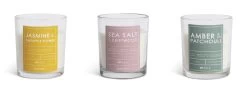 Habitat Scented Boxed Candle Set - Amber, Jasmine & Sea Salt -Habitat 2070959 R Z002A