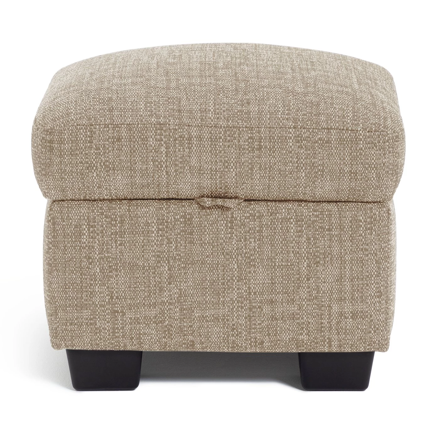 Habitat Lisbon Fabric Storage Footstool - Beige 3 Habitat Lisbon Fabric Storage Footstool - Beige