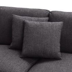 Habitat Lisbon Fabric Left Hand Corner Chaise Sofa- Charcoal -Habitat 2078092 R Z009A