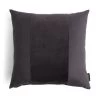 Habitat Velvet Panel Cushion - Grey & Black - 50x50cm 1 Habitat Velvet Panel Cushion - Grey & Black - 50x50cm -Habitat 2078793 R Z001A