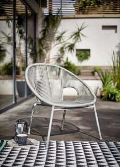 Habitat Nordic Spring Rattan Effect Garden Chair - Grey -Habitat 2159818 R Z001C
