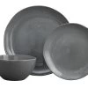 Habitat 12 Piece Stoneware Dinner Set - Grey 1 Habitat 12 Piece Stoneware Dinner Set - Grey -Habitat 2201838 R Z001A
