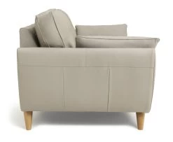 Habitat Isla 3 Seater Leather Sofa - Grey -Habitat 2204749 R Z004A