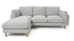 Habitat Salome Fabric Left Hand Corner Chaise Sofa - Grey 15 Habitat Salome Fabric Left Hand Corner Chaise Sofa - Grey -Habitat 2207351 R Z002A