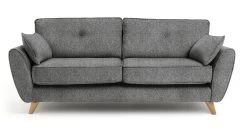 Habitat 19 Habitat Isla 3 Seater Fabric Sofa - Grey