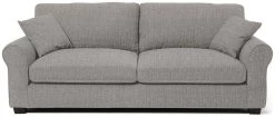 Habitat Lisbon Fabric 4 Seater Sofa - Grey