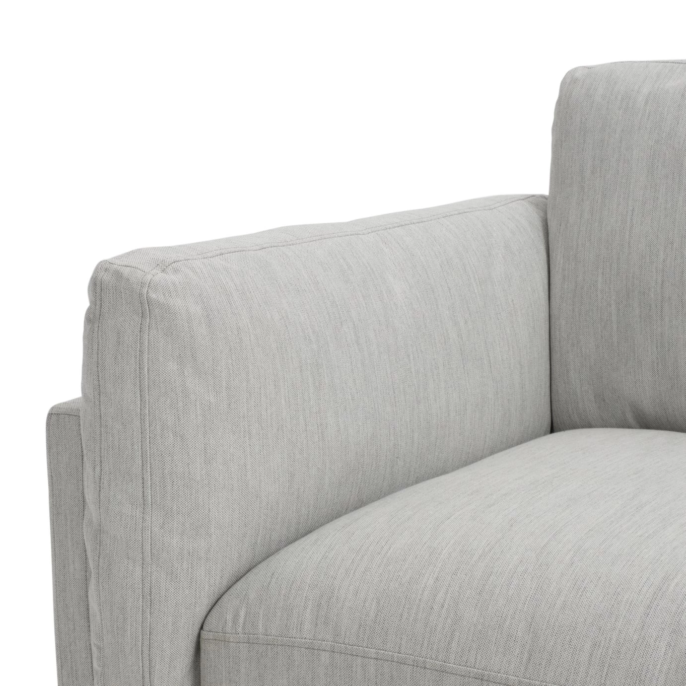 Habitat Salome Fabric Right Hand Corner Chaise Sofa - Grey 11 Habitat Salome Fabric Right Hand Corner Chaise Sofa - Grey - Image 9