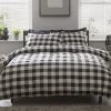 Habitat Gingham Check Black & White Bedding Set - Single -Habitat 2656500 R Z001C