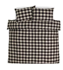 Habitat Gingham Check Black & White Bedding Set - Single -Habitat 2656500 R Z002A