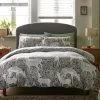 Habitat Brushed Cotton Deer Print Grey Bedding Set - Single -Habitat 2729107 R Z001C
