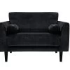 Habitat Jacob Fabric Cuddle Chair - Black 1 Habitat Jacob Fabric Cuddle Chair - Black -Habitat 2910095 R Z001A