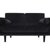 Habitat Jacob Fabric 2 Seater Sofa - Black -Habitat 2910143 R Z001A