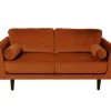 Habitat Jacob Fabric 2 Seater Sofa - Orange -Habitat 2910198 R Z001A