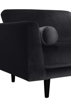 Habitat Jacob Fabric 3 Seater Sofa - Black -Habitat 2910208 R Z006A