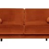 Habitat Jacob Fabric 3 Seater Sofa - Orange -Habitat 2910246 R Z001A