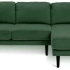 Habitat Jacob Velvet Right Hand Corner Sofa - Emerald Green 2 Habitat Jacob Velvet Right Hand Corner Sofa - Emerald Green -Habitat 2910291 R Z001A