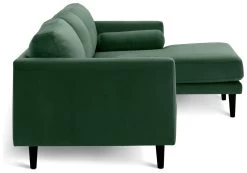 Habitat Jacob Velvet Right Hand Corner Sofa - Emerald Green 13 Habitat Jacob Velvet Right Hand Corner Sofa - Emerald Green -Habitat 2910291 R Z004A