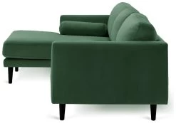 Habitat Jacob Velvet Left Hand Corner Sofa - Emerald Green 13 Habitat Jacob Velvet Left Hand Corner Sofa - Emerald Green -Habitat 2910356 R Z004A