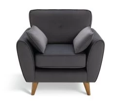 Habitat Iris Fabric Armchair - Grey
