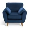 Habitat Iris Fabric Armchair - Navy -Habitat 2910631 R Z001A