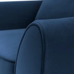 Habitat Iris Fabric Armchair - Navy -Habitat 2910631 R Z007A