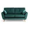 Habitat Iris Fabric 2 Seater Sofa - Teal -Habitat 2910655 R Z001A