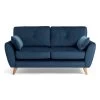 Habitat Iris Fabric 2 Seater Sofa - Navy 2 Habitat Iris Fabric 2 Seater Sofa - Navy -Habitat 2910686 R Z001A