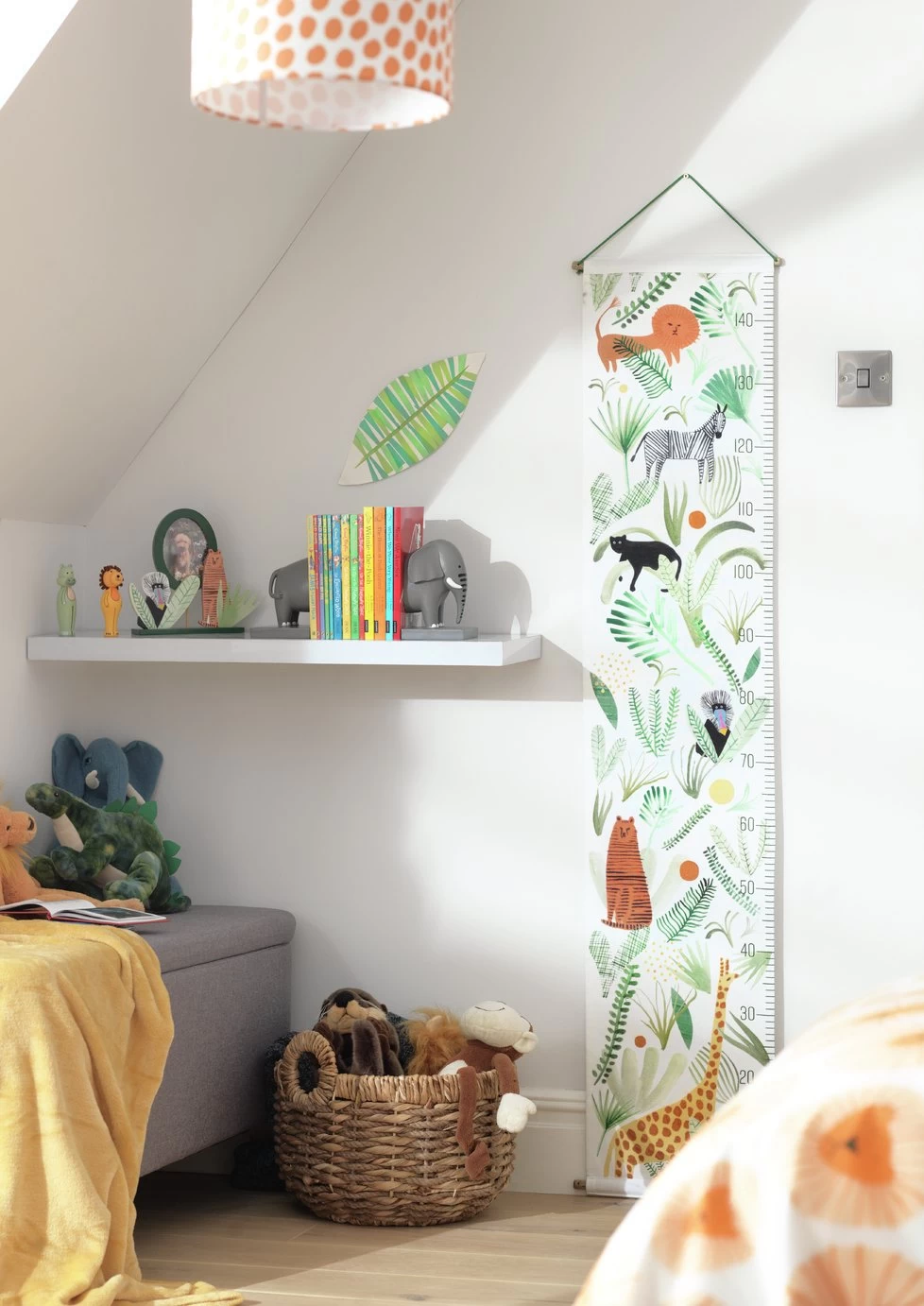 Habitat Kids Animal Print Growth Chart - Multicoloured 4 Habitat Kids Animal Print Growth Chart - Multicoloured - Image 2