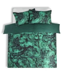 Habitat Cotton Malachite Print Green Bedding Set - Double -Habitat 2919993 R Z002A