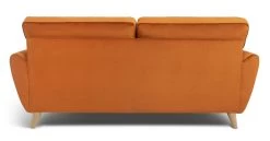Habitat Isla 3 Seater Velvet Sofa - Orange -Habitat 2991629 R Z003A