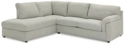 Habitat Florence Fabric Left Hand Corner Chaise Sofa - Cream
