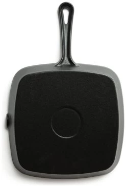 Habitat 23cm Cast Iron Griddle Pan - Black 8 Habitat 23cm Cast Iron Griddle Pan - Black -Habitat 3065097 R Z004A
