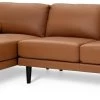 Habitat Jackson Leather Left Corner Chaise Sofa - Tan 2 Habitat Jackson Leather Left Corner Chaise Sofa - Tan -Habitat 3102486 R Z001A