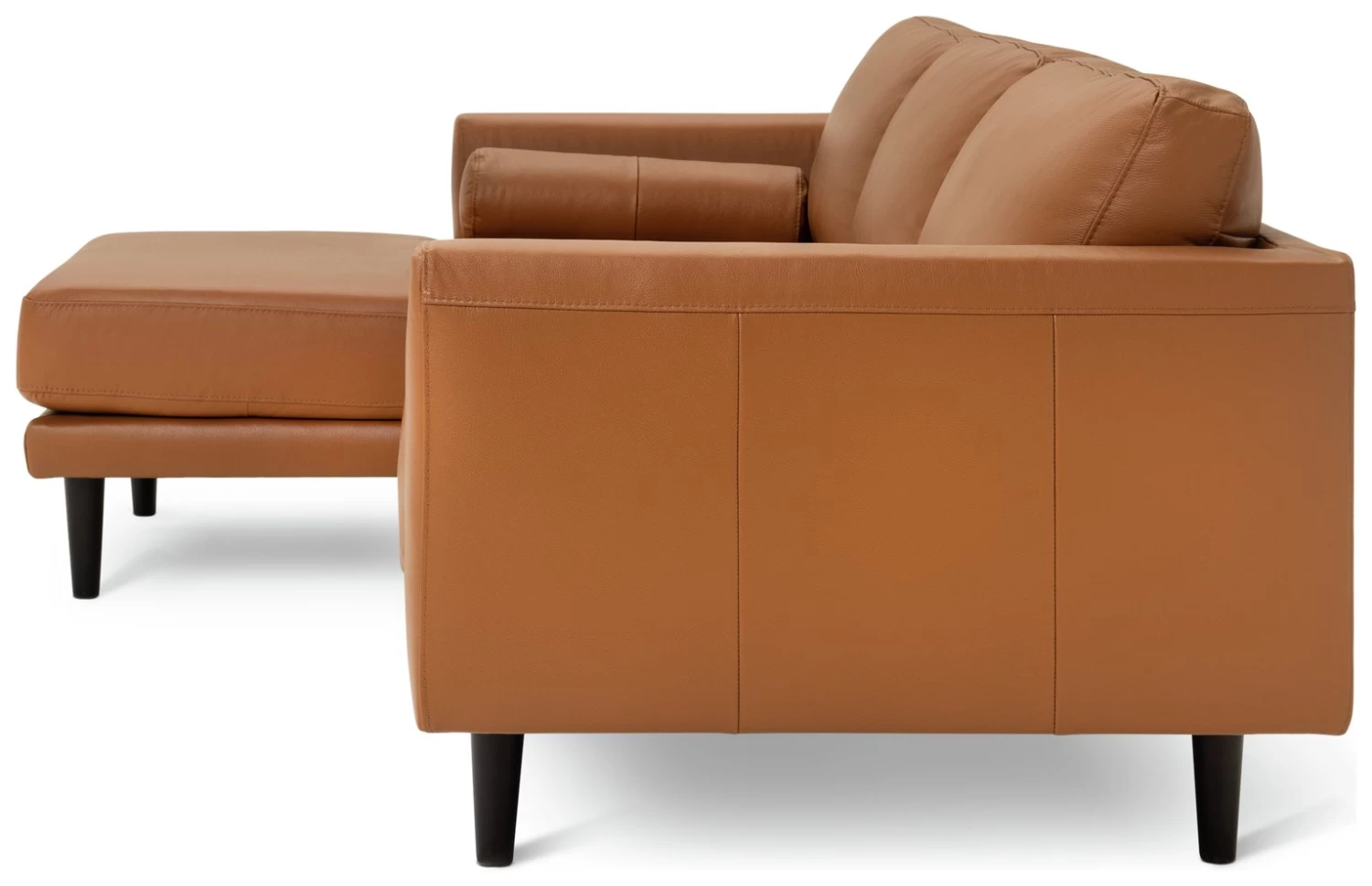 Habitat Jackson Leather Left Corner Chaise Sofa - Tan 9 Habitat Jackson Leather Left Corner Chaise Sofa - Tan - Image 7