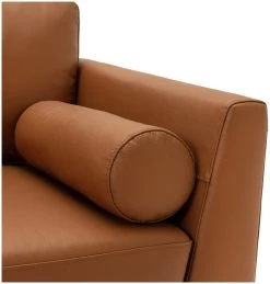 Habitat Jackson Leather Left Corner Chaise Sofa - Tan 18 Habitat Jackson Leather Left Corner Chaise Sofa - Tan -Habitat 3102486 R Z009A