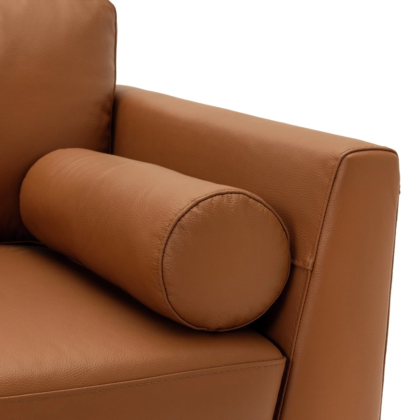 Habitat Jackson Leather Left Corner Chaise Sofa - Tan 11 Habitat Jackson Leather Left Corner Chaise Sofa - Tan - Image 9