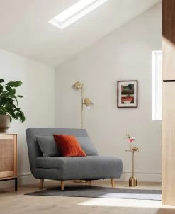 Habitat Roma Small Double Chairbed - Grey 21 Habitat Roma Small Double Chairbed - Grey -Habitat 3104958 R Z004C