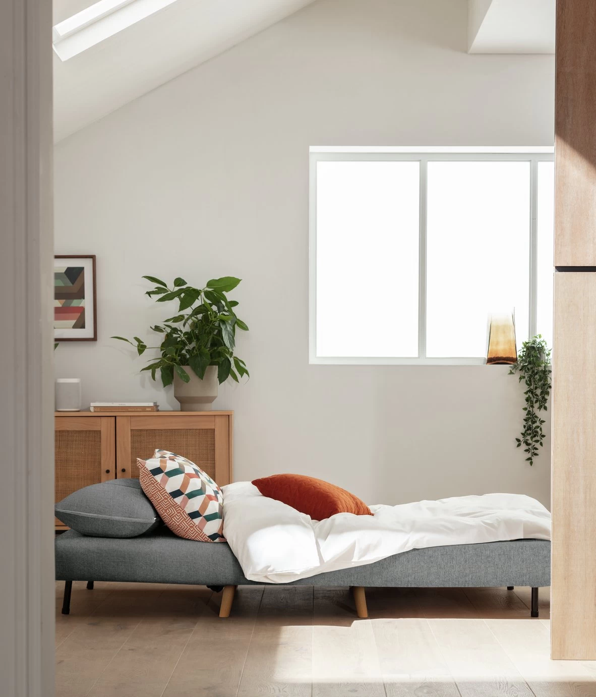 Habitat Roma Small Double Chairbed - Grey 11 Habitat Roma Small Double Chairbed - Grey - Image 9