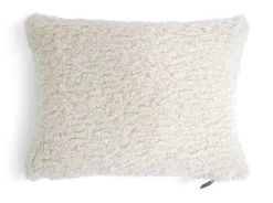 Habitat Faux Shearling Cushion - Oatmeal - 60X40cm -Habitat 3136782 R Z002A