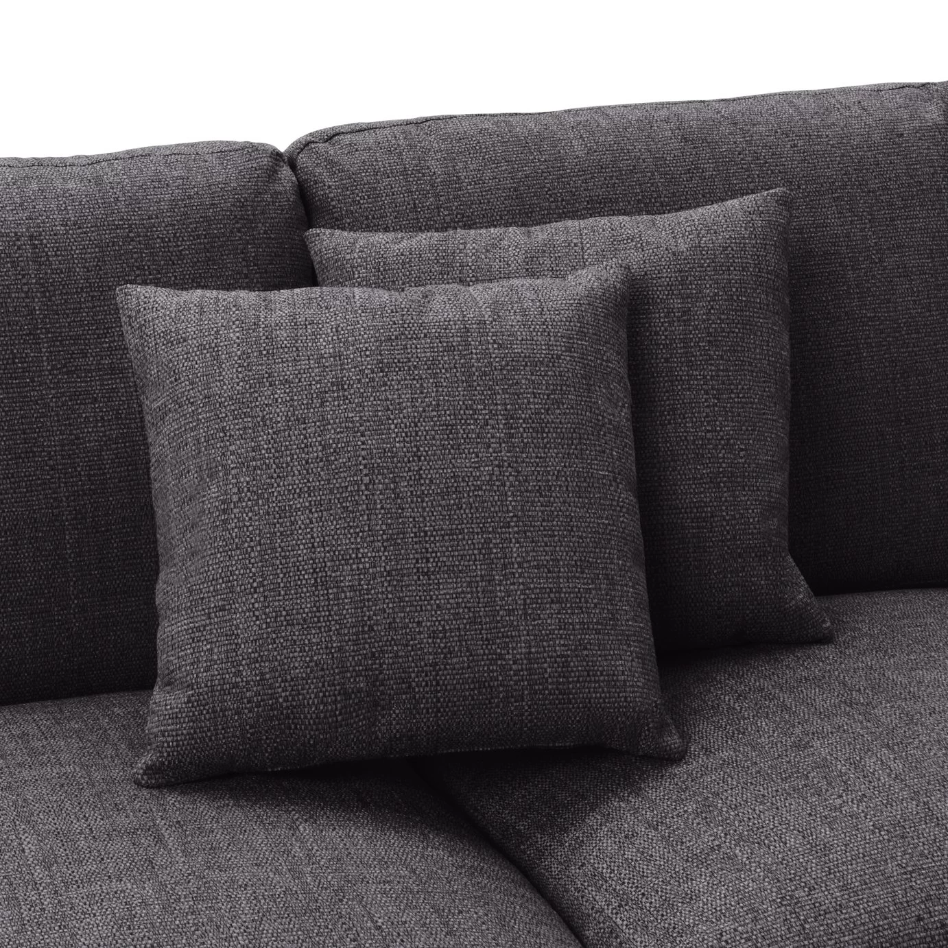 Habitat Lisbon Fabric Right Hand Corner Chaise Sofa-Charcoal 9 Habitat Lisbon Fabric Right Hand Corner Chaise Sofa-Charcoal - Image 7