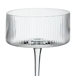 Habitat Ribbed Set Of 4 Champagne Coupe Glasses 10 Habitat Ribbed Set Of 4 Champagne Coupe Glasses -Habitat 3186055 R Z003A