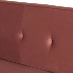 Habitat Odeon 2 Seater Velvet Clic Clac Sofa Bed - Pink -Habitat 3188895 R Z005A
