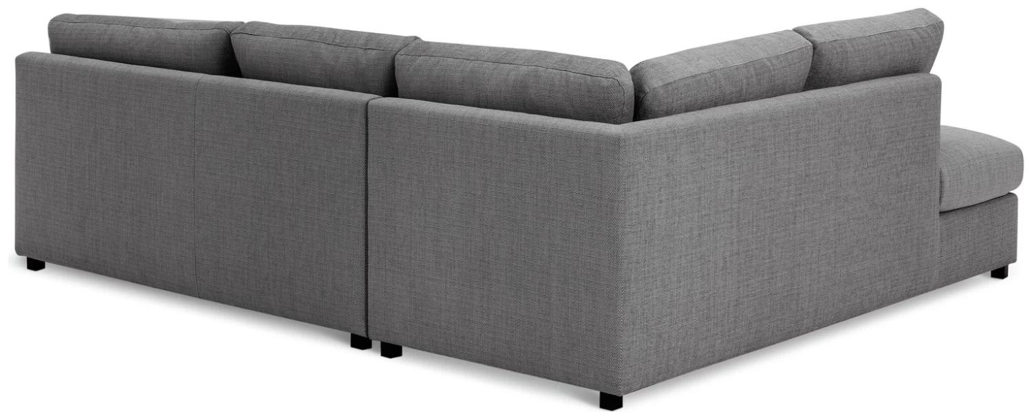Habitat Florence Fabric Left Hand Corner Chaise Sofa - Grey 8 Habitat Florence Fabric Left Hand Corner Chaise Sofa - Grey - Image 6
