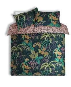 Habitat Botanical Print Multicolor Bedding Set - Double -Habitat 3242009 R Z002A