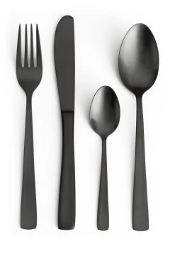 Habitat Satin 16 Piece Stainless Steel Cutlery Set