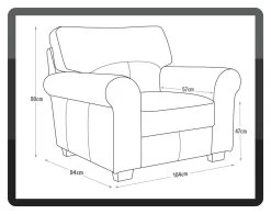 Habitat Salisbury Leather Armchair - Tan -Habitat 3314047 R E001