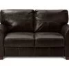 Habitat Salisbury Leather 2 Seater Sofa - Chocolate -Habitat 3336348 R Z001A