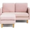 Habitat Remi Small Fabric 2 Seater Chaise Sofa In A Box-Pink 2 Habitat Remi Small Fabric 2 Seater Chaise Sofa In A Box-Pink -Habitat 3347739 R Z001A