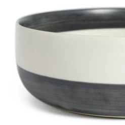 Habitat Artisan Stripe Stoneware Serving Bowl -Habitat 3365481 R Z002A