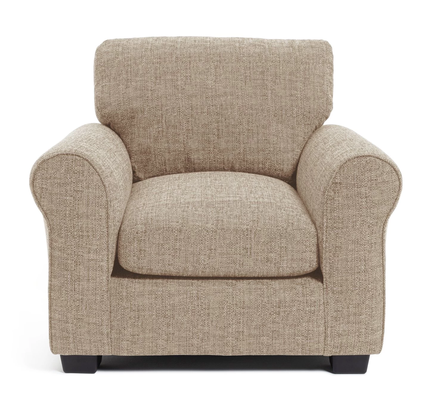 Habitat Lisbon Fabric Armchair - Beige 3 Habitat Lisbon Fabric Armchair - Beige